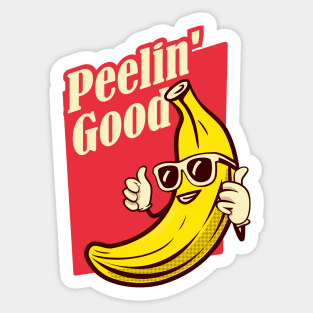 Banana Pun - Peeling good Sticker